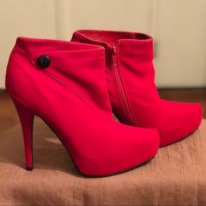 Women’s Red Booties